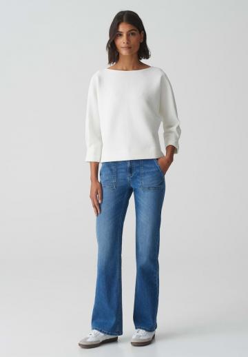 Пуловер с рукавом три четверти