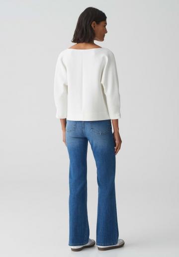 Пуловер с рукавом три четверти