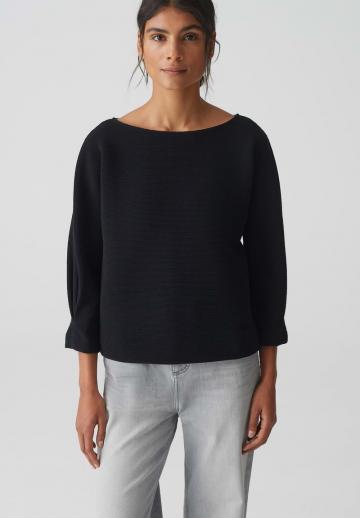 Пуловер с рукавом три четверти