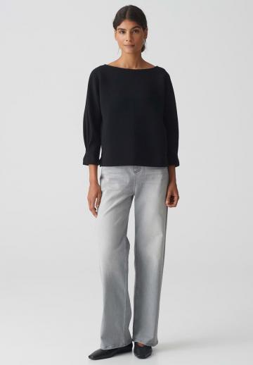 Пуловер с рукавом три четверти