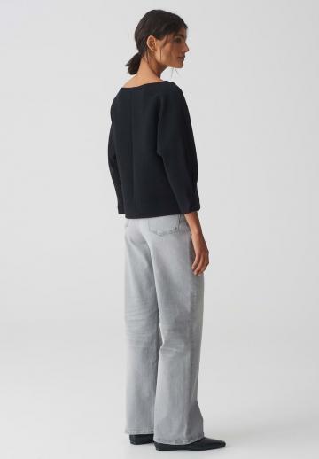 Пуловер с рукавом три четверти