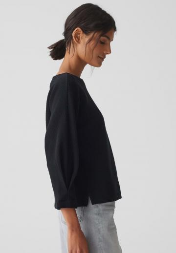 Пуловер с рукавом три четверти