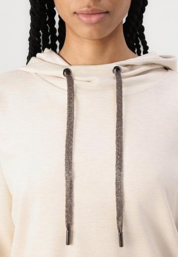 Пуловер с капюшоном