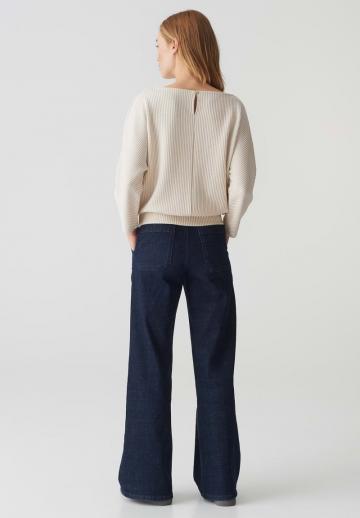 Пуловер с рукавом три четверти