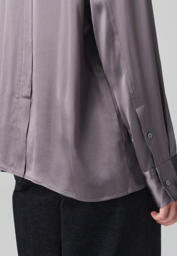 Атласная блузка