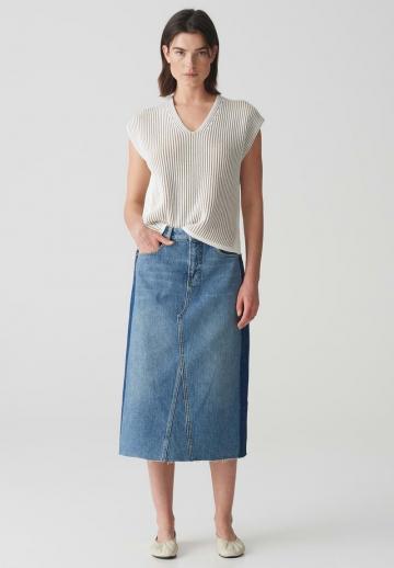 Пуловер с коротким рукавом