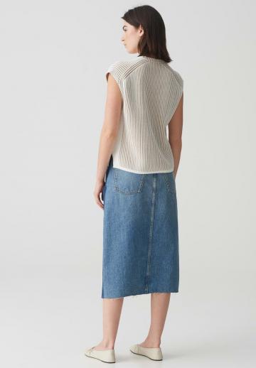 Пуловер с коротким рукавом