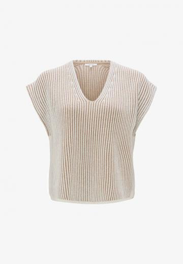 Пуловер с коротким рукавом