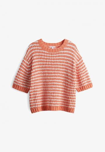 Пуловер с коротким рукавом