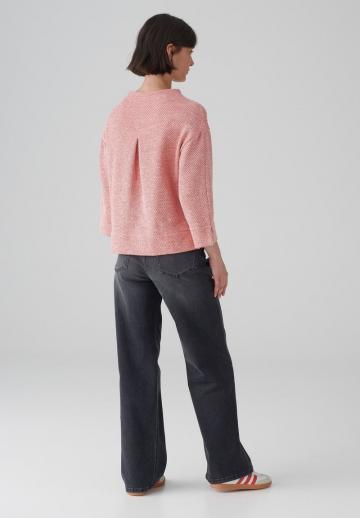 Пуловер с рукавом три четверти