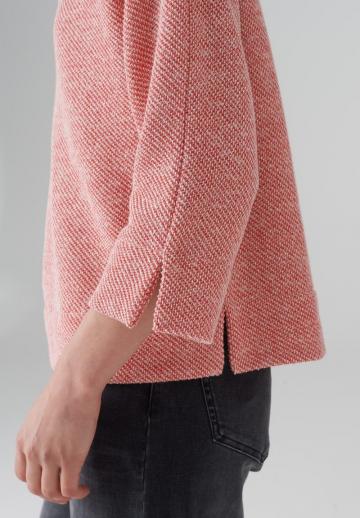 Пуловер с рукавом три четверти