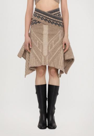 Вязаная юбка