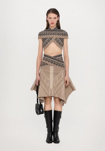 Вязаная юбка