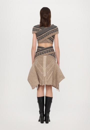Вязаная юбка