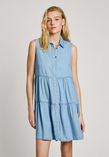 Джинсовое платье