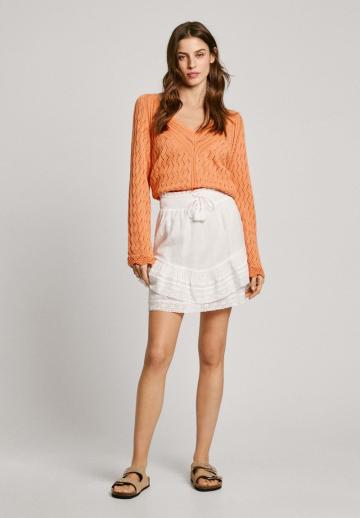 Юбка с воланами