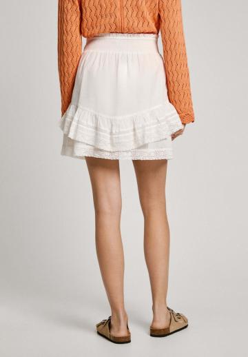 Юбка с воланами