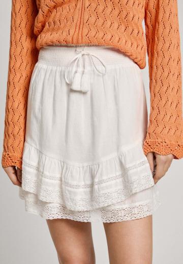 Юбка с воланами