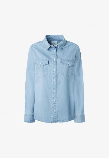 Джинсовая блузка