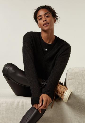 Длинный пуловер