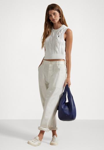 Пуловер без рукавов