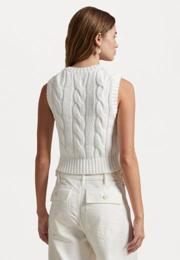 Пуловер без рукавов