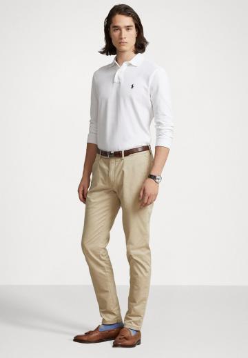 Поло с длинным рукавом