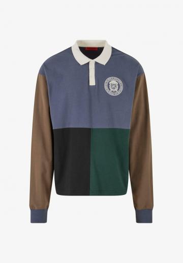 Поло с длинным рукавом