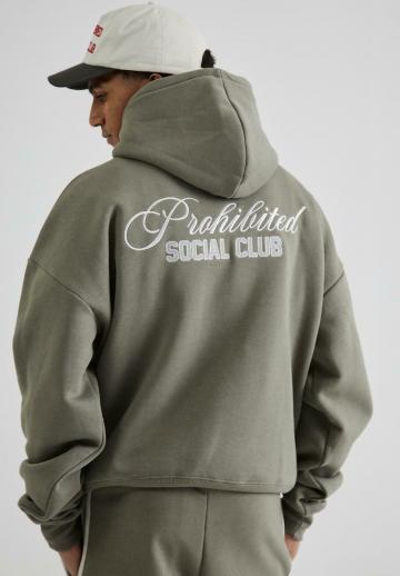 Пуловер с капюшоном