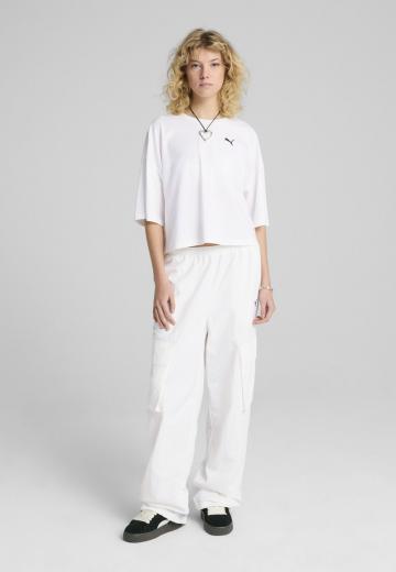 Брюки с накладными карманами