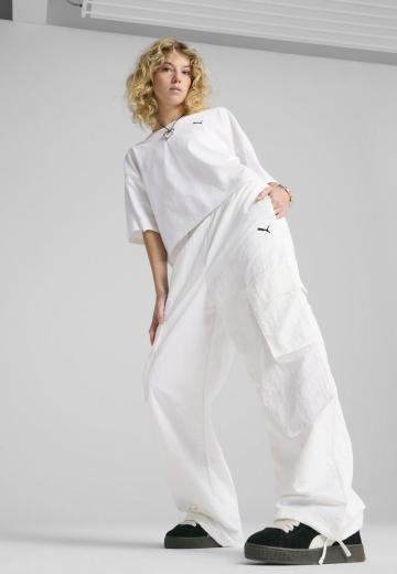 Брюки с накладными карманами