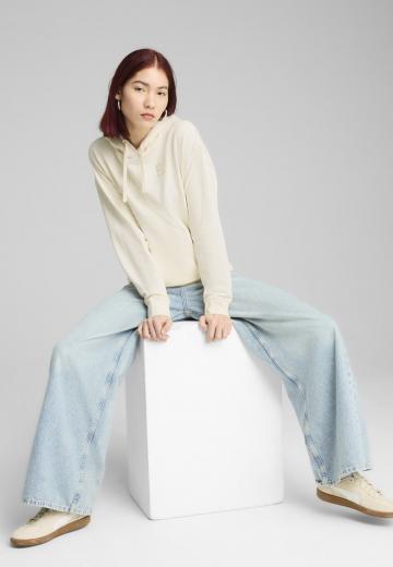 Пуловер с капюшоном