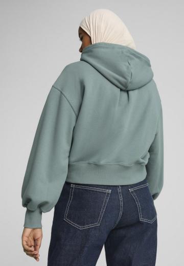 Пуловер с капюшоном