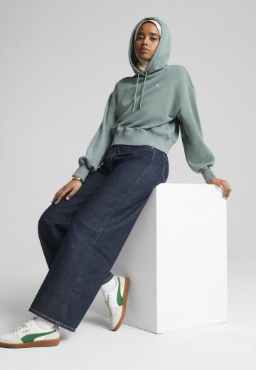 Пуловер с капюшоном