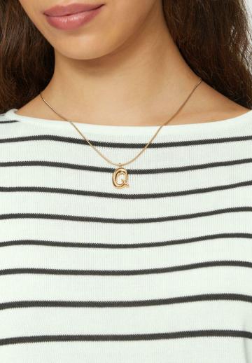 Пуловер с рукавом три четверти