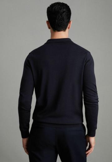 Поло с длинным рукавом