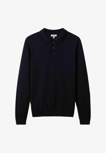 Поло с длинным рукавом