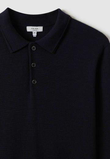 Поло с длинным рукавом