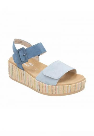 Босоножки на танкетке