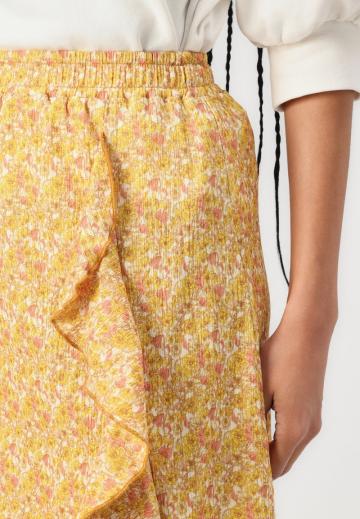 Юбка с воланами