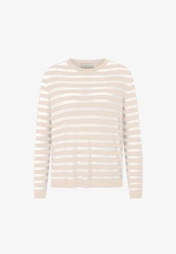 Пуловер в полоску