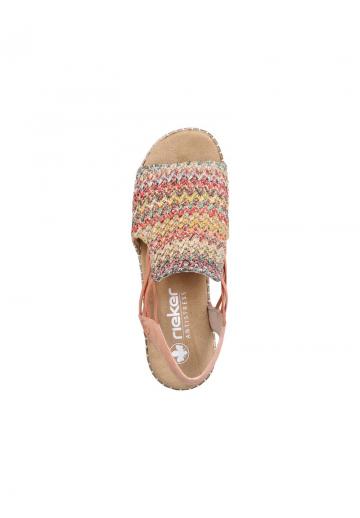 Босоножки на танкетке