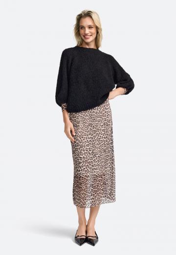 Пуловер с рукавом три четверти