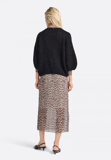 Пуловер с рукавом три четверти