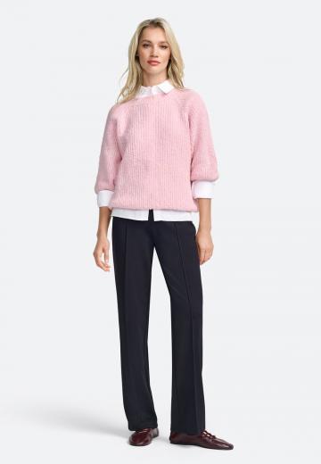 Пуловер с рукавом три четверти