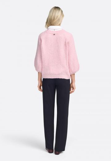 Пуловер с рукавом три четверти