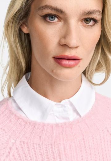 Пуловер с рукавом три четверти