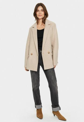 Длинный блейзер