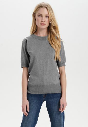 Пуловер с коротким рукавом