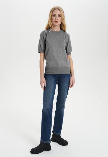 Пуловер с коротким рукавом